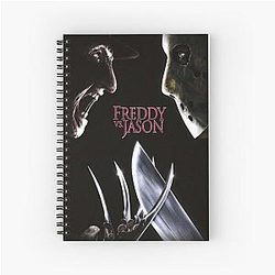 Freddy vs Jason Spiral Notebook