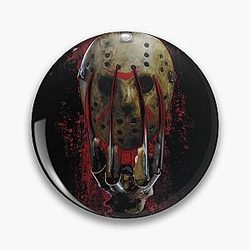 Freddy vs Jason Mask and Claws Pin