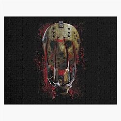 Freddy vs Jason Mask and Claws Jigsaw Puzzle