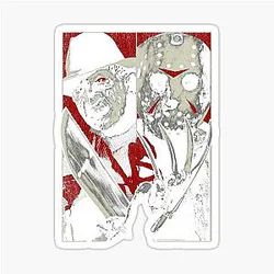 Freddy vs Jason Sticker