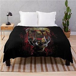 Freddy vs Jason Throw Blanket