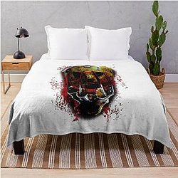 Mens Womens Glove And Mask Freddy Vs Jason Cute Graphic Gifts Throw Blanket