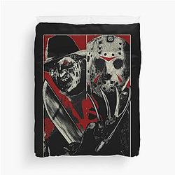 Freddy vs Jason Duvet Cover