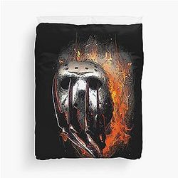 Horror Slashers Freddy vs Jason Duvet Cover