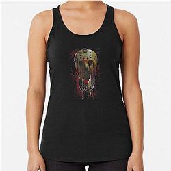 Freddy vs Jason Mask and Racerback Top