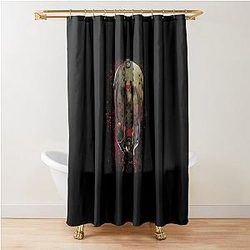 Freddy vs Jason Mask and Claw Shower Curtain