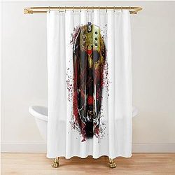 Mens and Womens Glove And Mask Freddy Vs Jason Cute Graphic Gift Shower Curtain