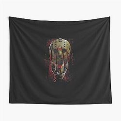 Freddy vs Jason Mask Tapestry