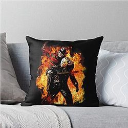 Freddy vs Jason Throw Pillow