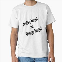 White Friday Night Dinner Classic T-Shirt