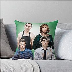 Official Friday Night Dinner Green Throw Pillow