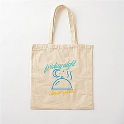 Friday Night Dinner quotes cotton tote bag