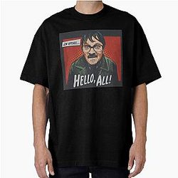 Official Friday Night Dinner - Jim Hello All Oversized T-Shirt