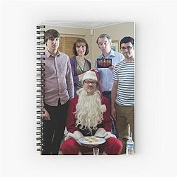 Official Friday Night Dinner Family Xmas Spiral Notebook