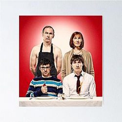 Official Friday Night Dinner Red Poster