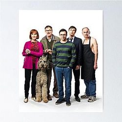 Official Friday Night Dinner - The Goodman Family, Jim and Milson Poster