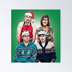 Official Friday Night Dinner Christmas Poster