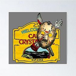 Jason Friday the 13th Camp Crystal Lake Poster
