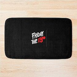 Friday the 13th Black Logo Bath Mat
