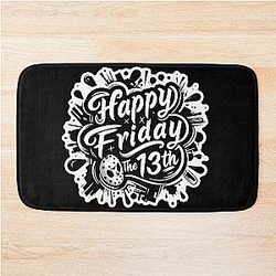 Happy Friday the 13th Bath Mat