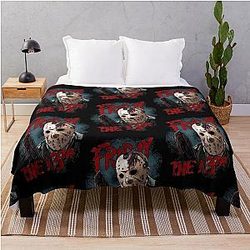 FRIDAY THE THIRTEENTH THROW BLANKET
