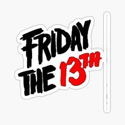 Friday the 13th Classic Logo Sticker