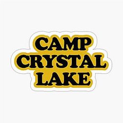 Friday The 13th - Camp Crystal Lake Counselor Shirt Sticker