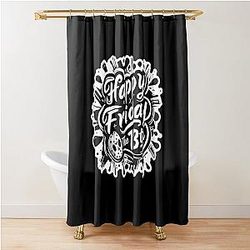 Happy Friday the 13th Shower Curtain