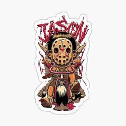 Friday the Jason Sticker
