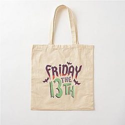 Friday the 13th Cotton Tote Bag