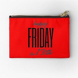 Happy Friday Zipper Pouch