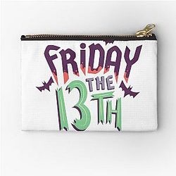 Friday the 13th Zipper Pouch