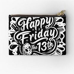 Happy Friday the 13th Zipper Pouch