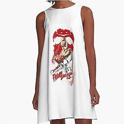 Gifts for Women Friday Cool Graphic A-Line Dress
