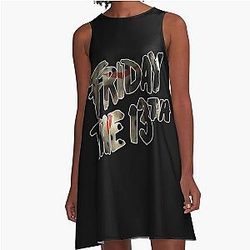 Jason Voohrees Friday Thirteenth A-Line Dress