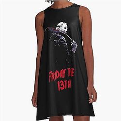 Jason Voorhees Friday the 13th Line Dress