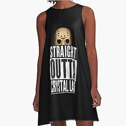 Friday the 13th A Line Dress