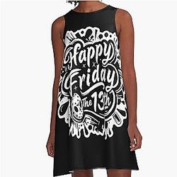 Happy Friday A-Line Dress