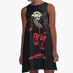 Friday The Thirteenth A-Line Dress