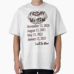 Friday the 13th Jason mask Oversized T-Shirt