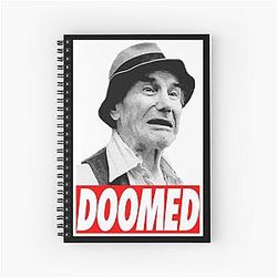 Crazy Ralph Friday Spiral Notebook