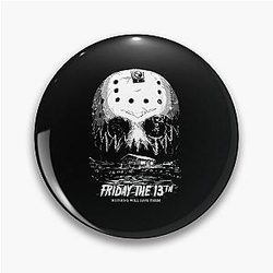 Friday the 13th Masked Horror Pin