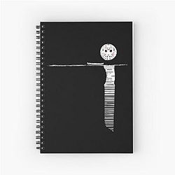 Moonlight Crystal - Friday the 13th Spiral Notebook