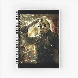 A Christmas Spiral Notebook