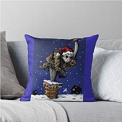 Friday the 13th Christmas Throw Pillow
