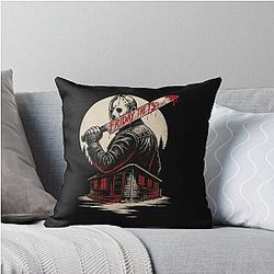 Jason Voorhees Friday the 13th Throw Pillow