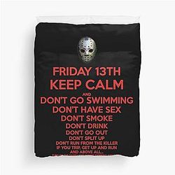 Jason Voorhees Friday the Thirteenth Duvet Cover