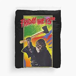 Friday the 13th Retro Game Duvet Cover