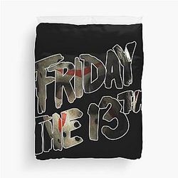 Jason Voorhees Friday the 13 Duvet Cover