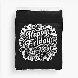 Happy Friday the 13th Duvet Cover